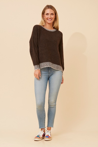 MAILANI SOLID KNIT PULLOVER