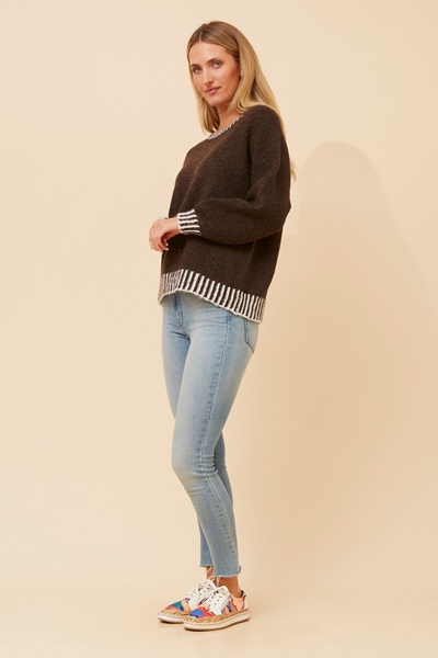 MAILANI SOLID KNIT PULLOVER