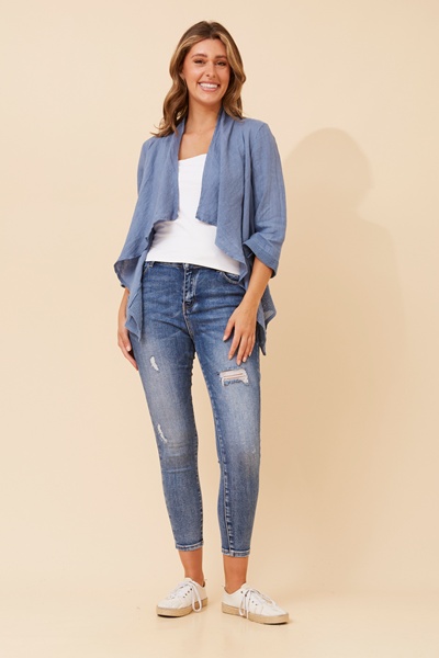 MAJELLA LINEN CARDIGAN