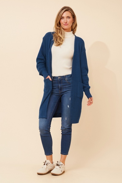 MALIAH SOLID KNIT CARDIGAN