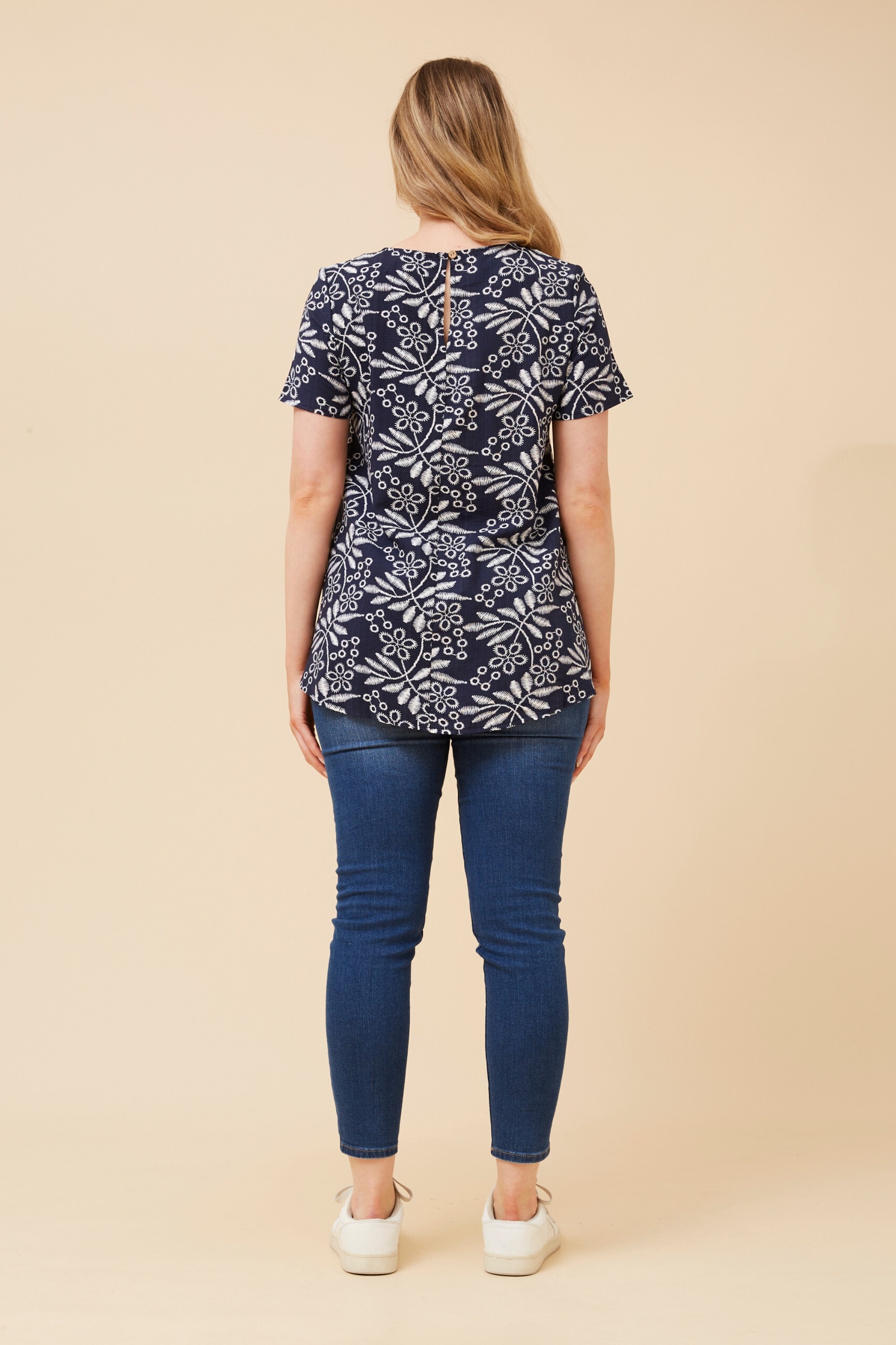 MALISSA ABSTRACT PRINT TOP