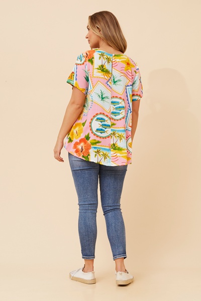 MALISSA PATHWORK PRINT TOP