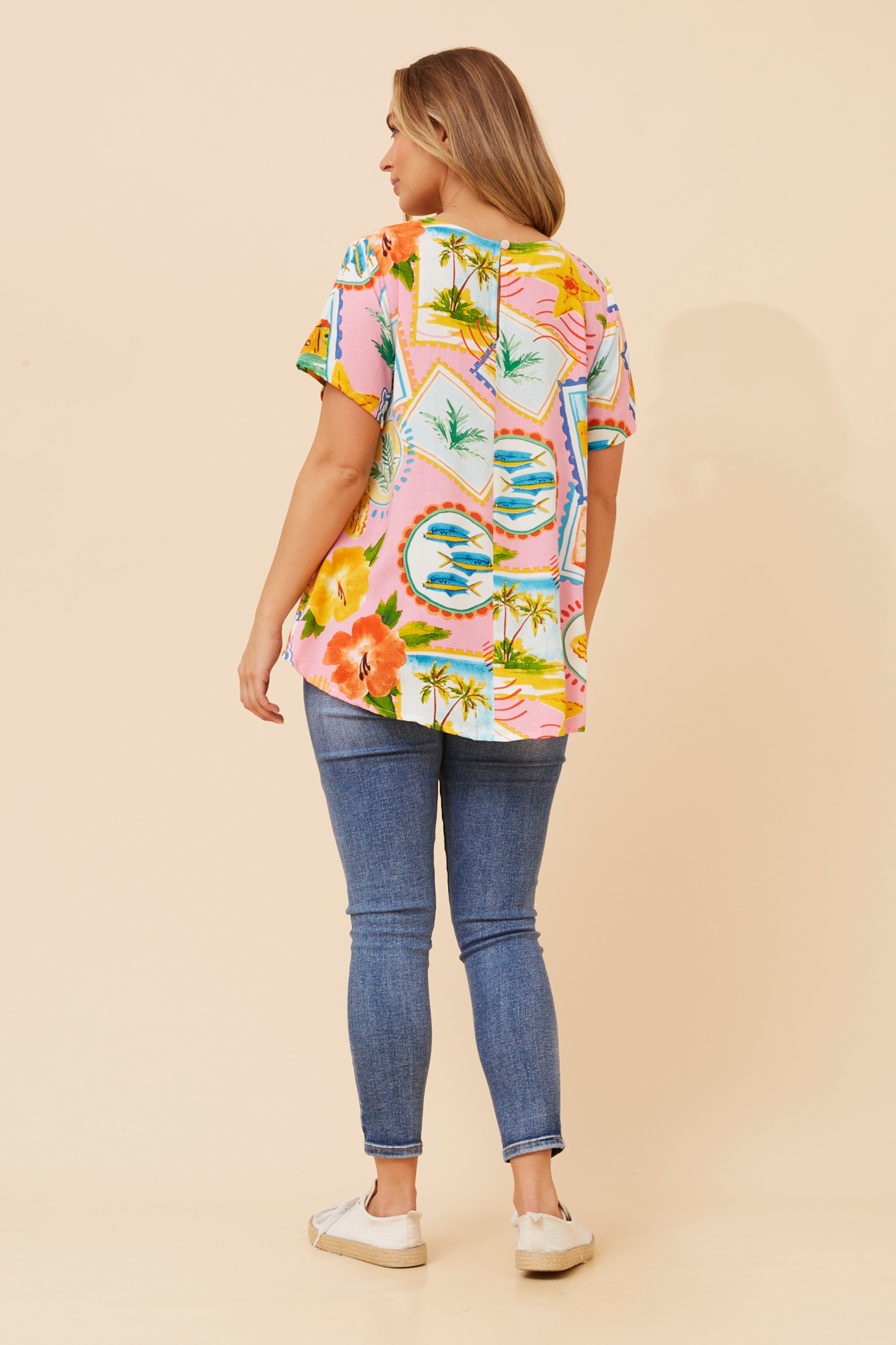 MALISSA PATHWORK PRINT TOP