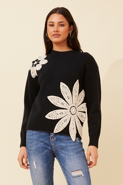 MAPLE CROCHET  KNIT JUMPER