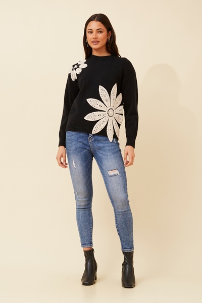 MAPLE CROCHET  KNIT JUMPER
