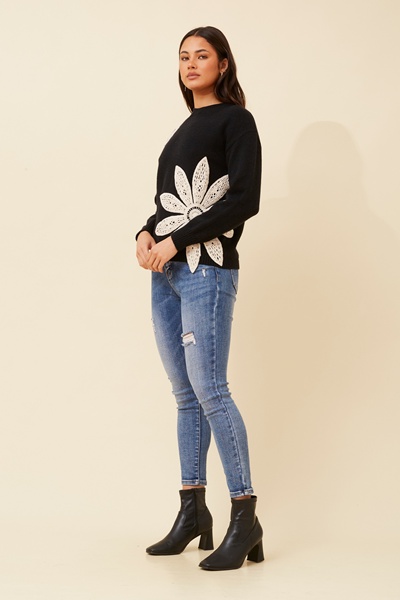 MAPLE CROCHET  KNIT JUMPER