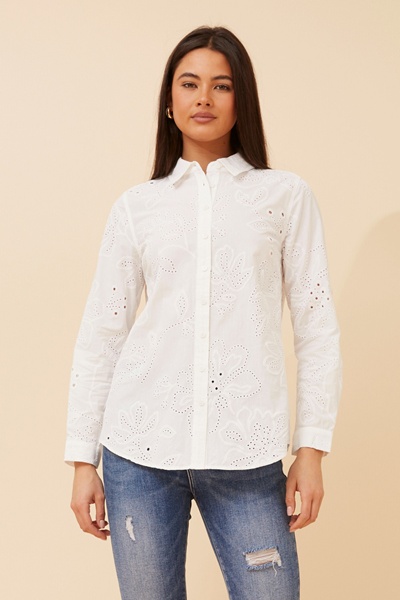 MARGARET BRODERIE ANGLAISE SHIRT