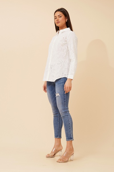 MARGARET BRODERIE ANGLAISE SHIRT