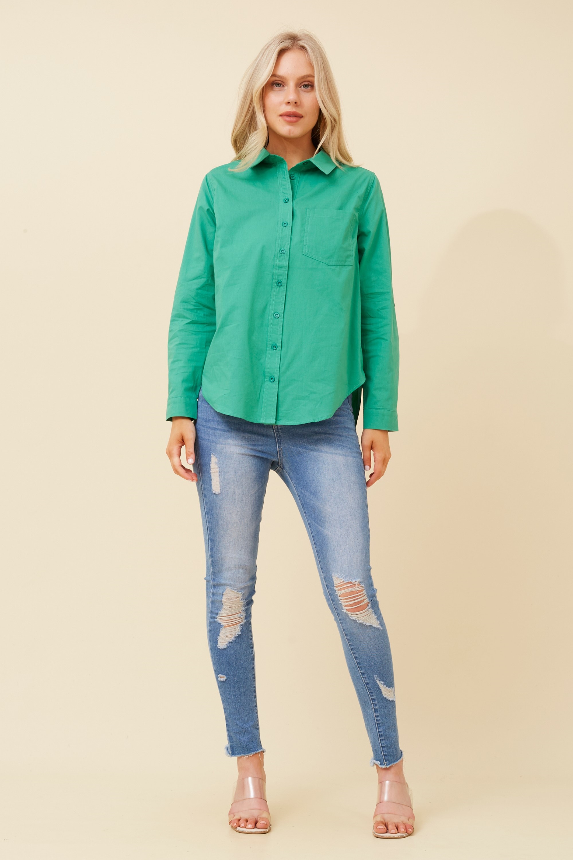 MARGARET SOLID SHIRT