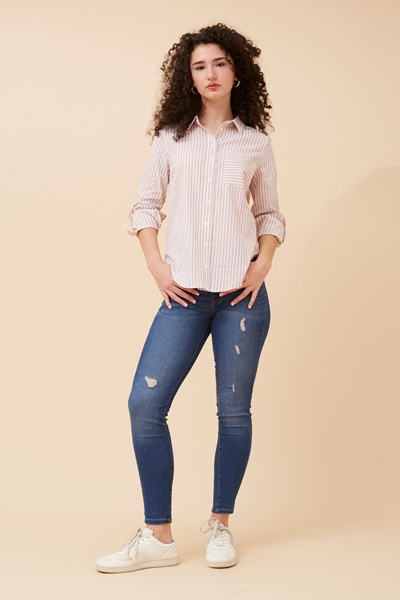 MARGARET STRIPE SHIRT