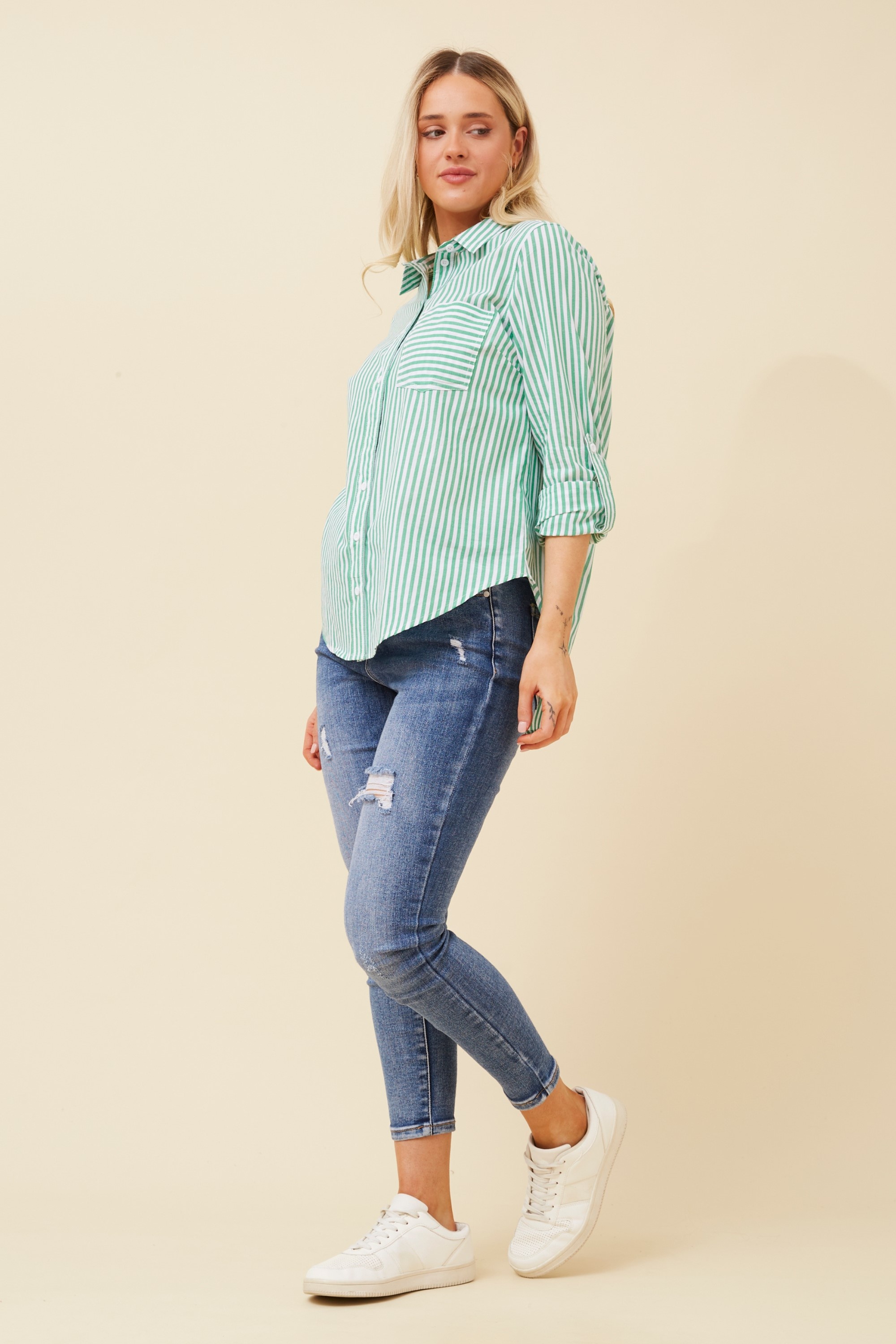 MARGARET STRIPE SHIRT