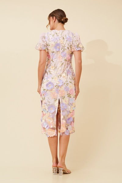 MARLEE FLORAL EMBROIDED DRESS