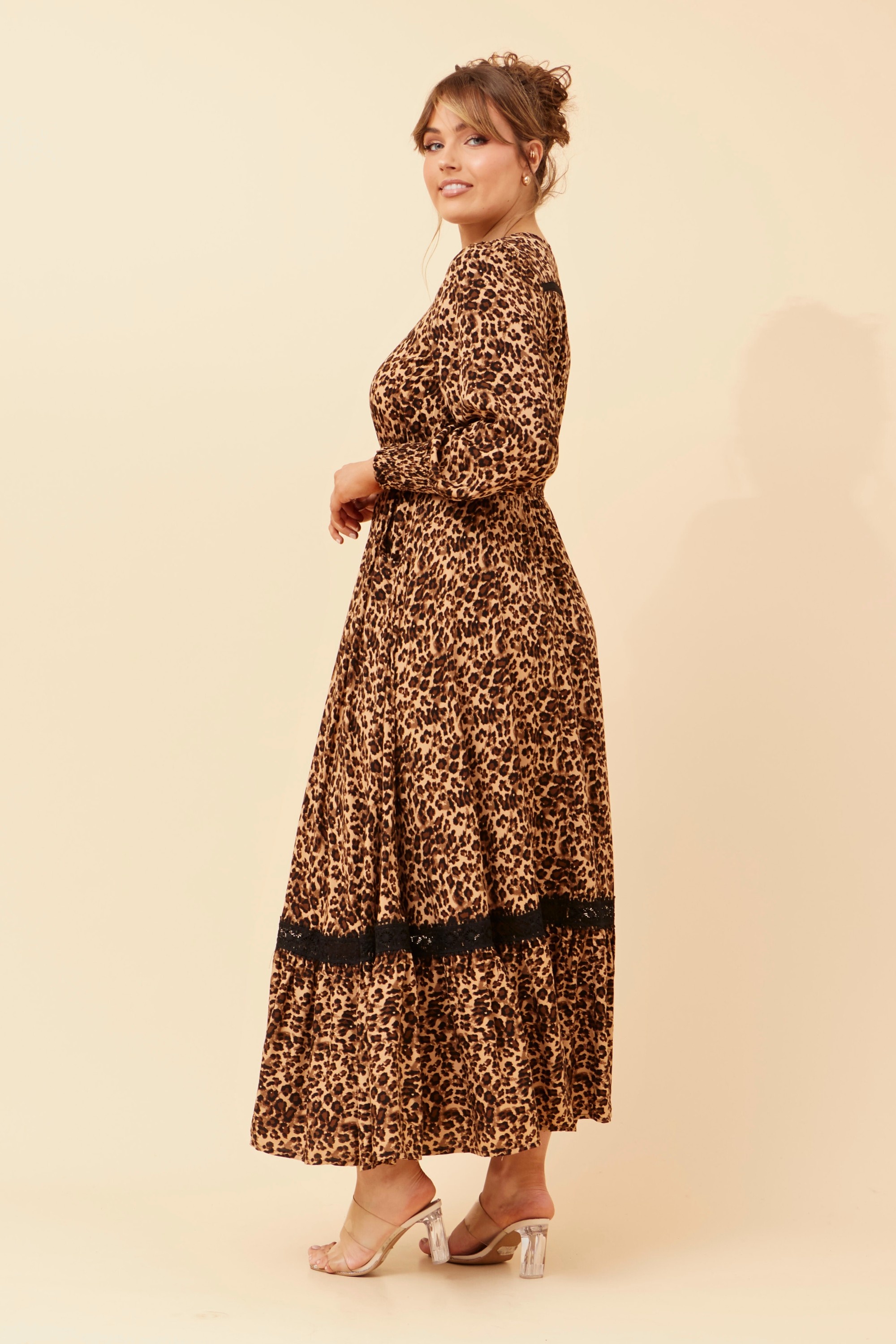 MARRAKECH ANIMAL PRINT MAXI DRESS