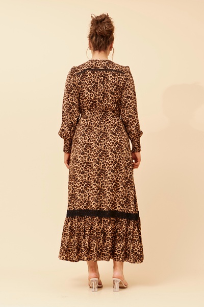 MARRAKECH ANIMAL PRINT MAXI DRESS