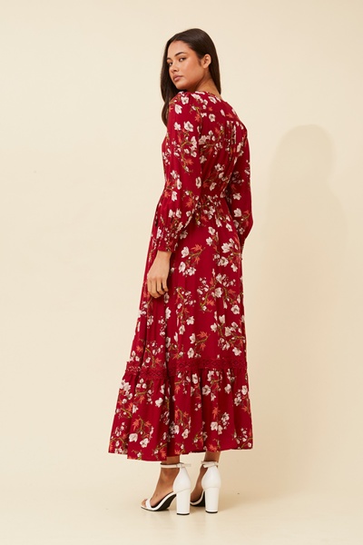 MARRAKECH FLORAL MAXI DRESS