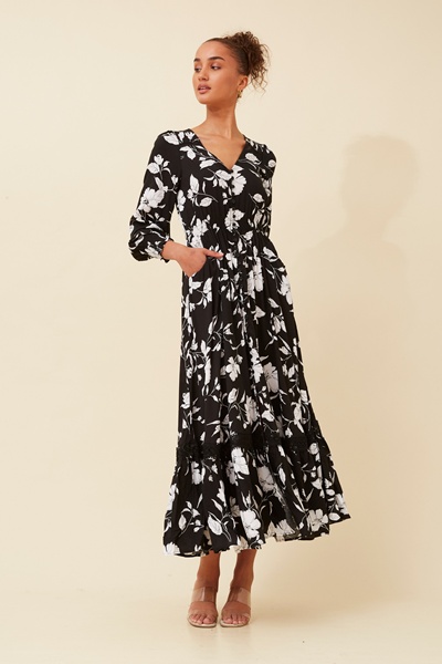 MARRAKECH FLORAL MAXI DRESS