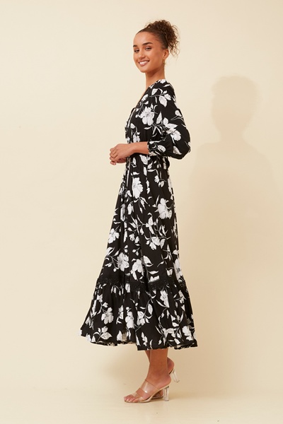 MARRAKECH FLORAL MAXI DRESS