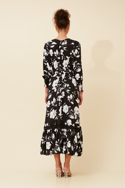 MARRAKECH FLORAL MAXI DRESS