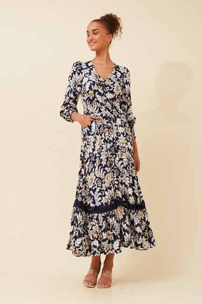MARRAKECH FLORAL MAXI DRESS