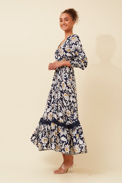 MARRAKECH FLORAL MAXI DRESS