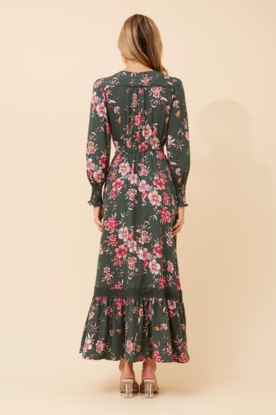 MARRAKECH FLORAL MAXI DRESS