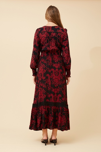 MARRAKECH FLORAL MAXI DRESS