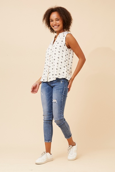 MAYSEN SLEEVELESS TOP