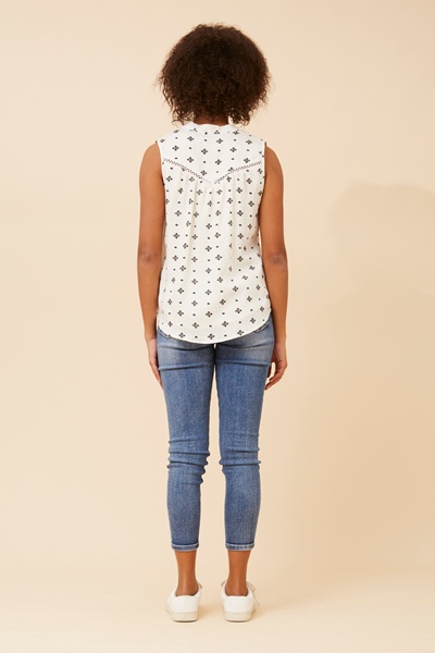 MAYSEN SLEEVELESS TOP