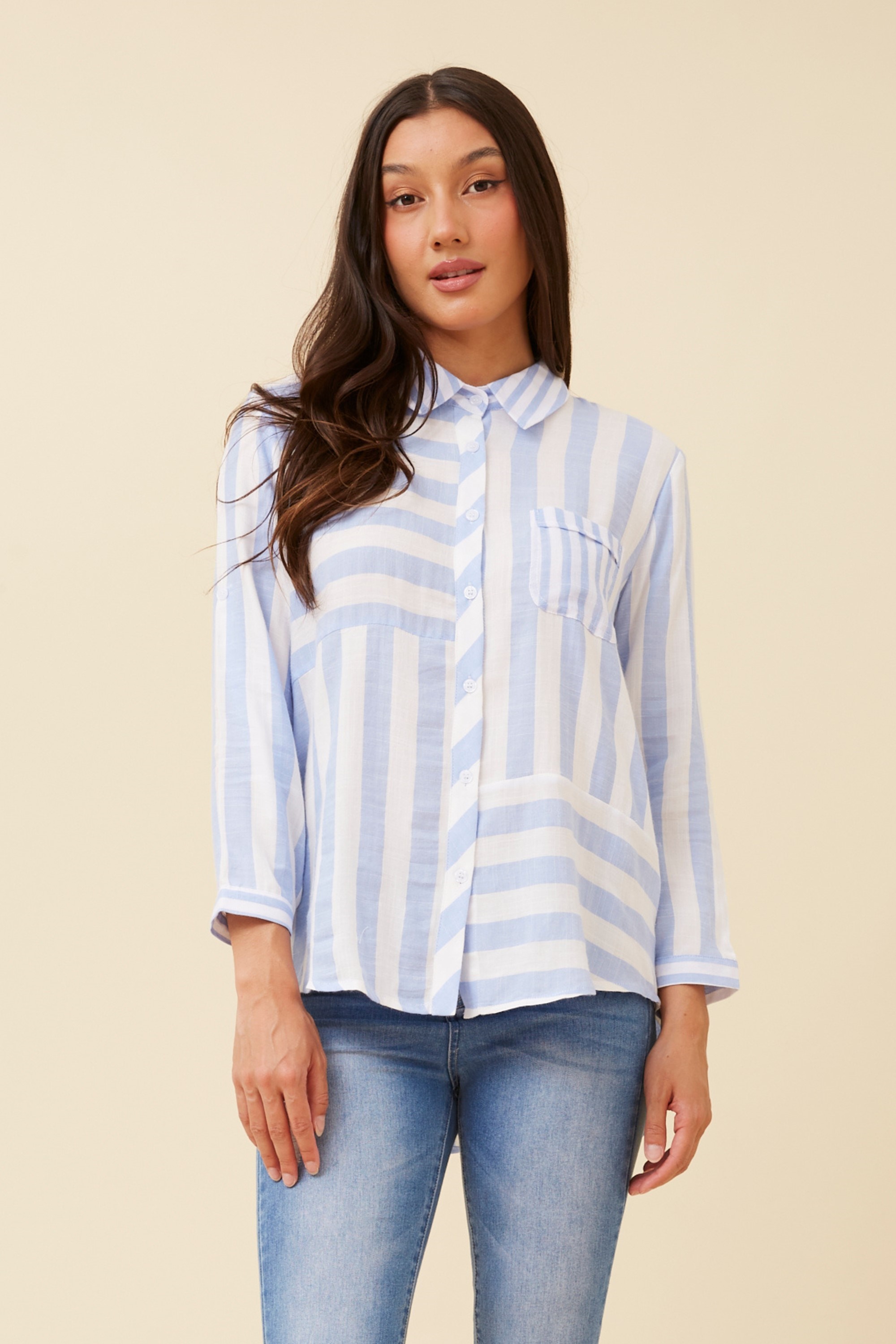 MCKINLEY STRIPE PRINT SHIRT