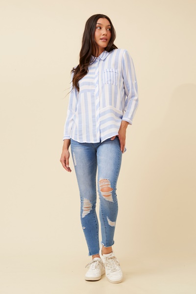 MCKINLEY STRIPE PRINT SHIRT