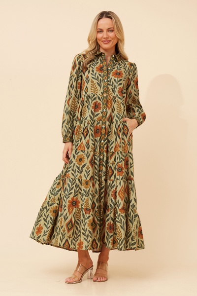 MEERA FLORAL MAXI DRESS