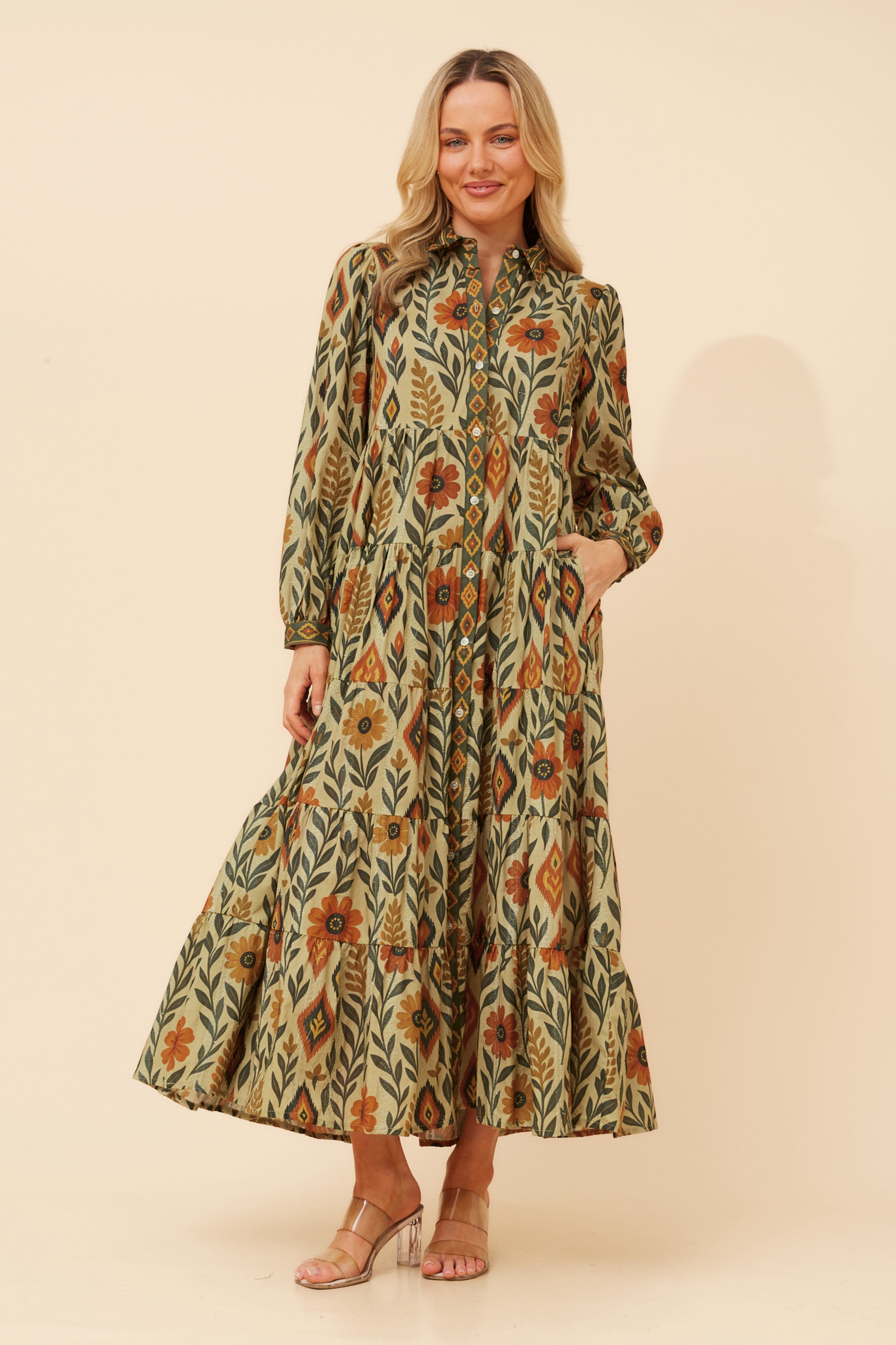 MEERA FLORAL MAXI DRESS