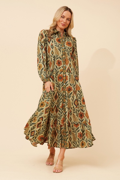 MEERA FLORAL MAXI DRESS
