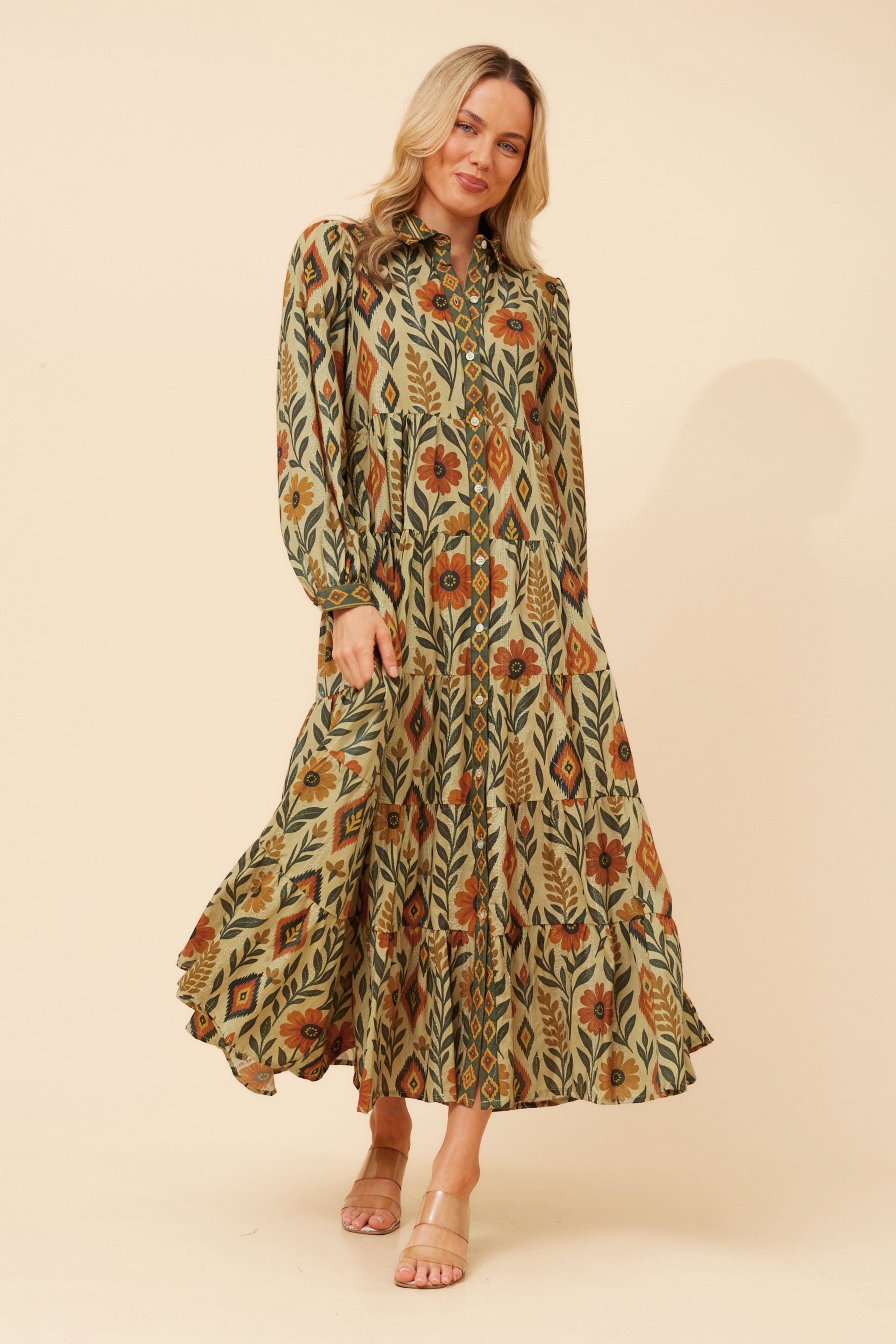 MEERA FLORAL MAXI DRESS