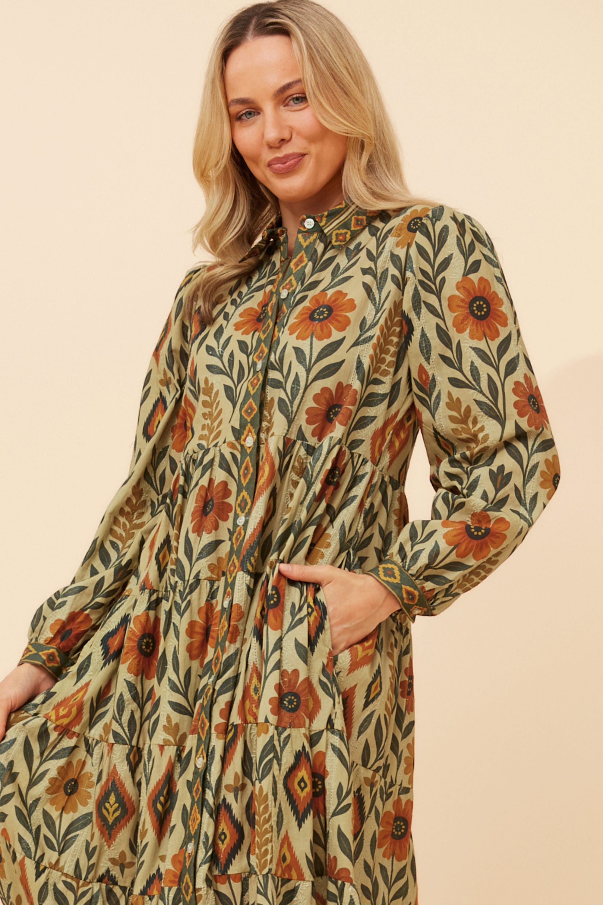 MEERA FLORAL MAXI DRESS