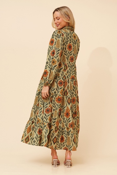 MEERA FLORAL MAXI DRESS