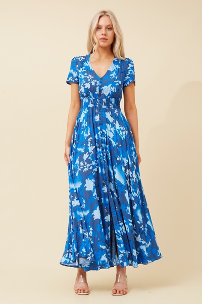 Megan botanical print maxi dress Buy Online Femme Connection