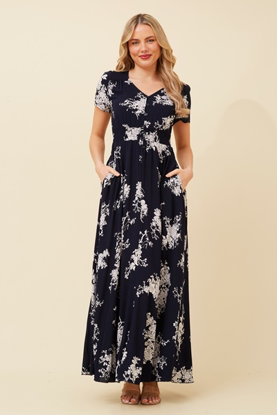 MEGAN FLORAL MAXI DRESS