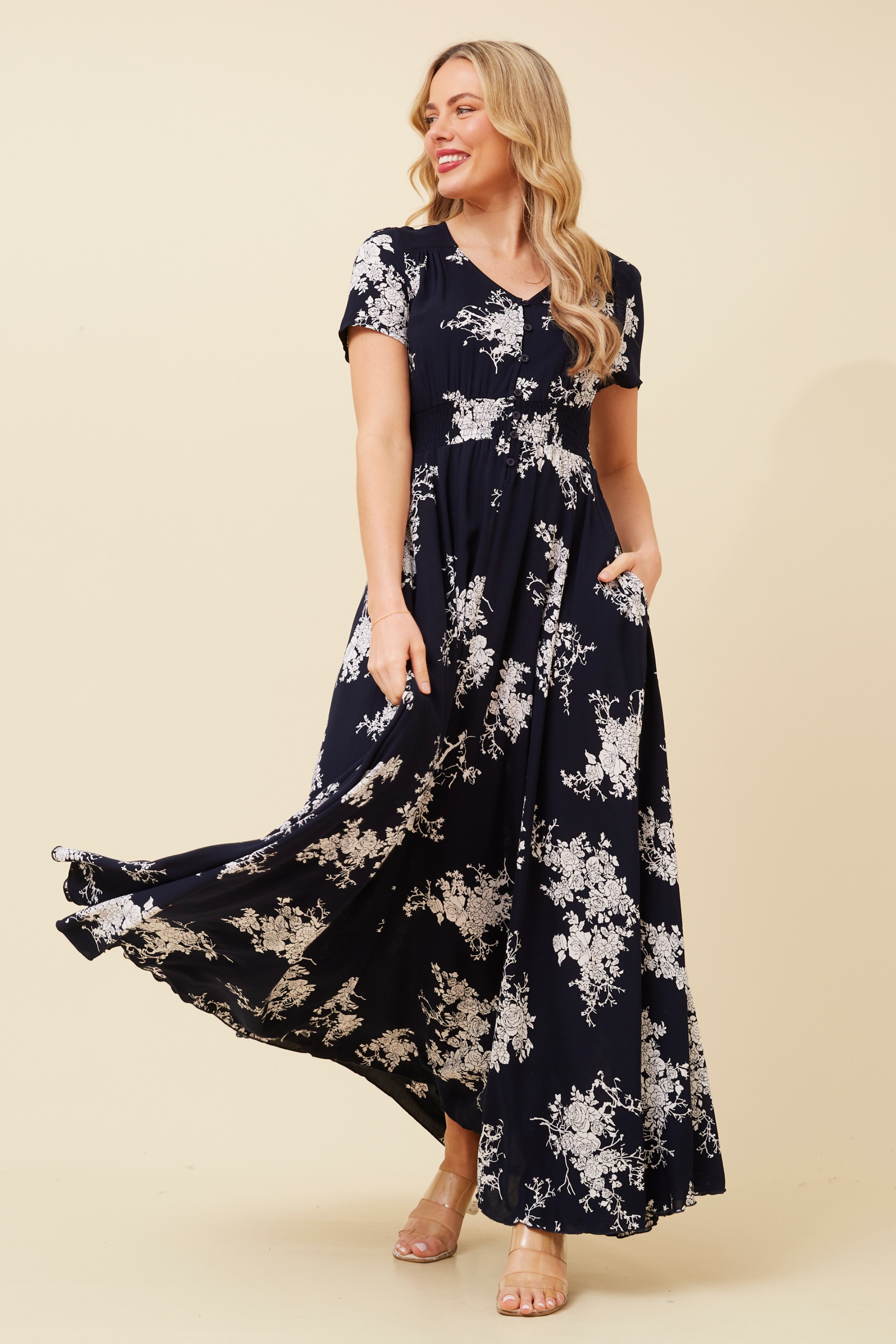 MEGAN FLORAL MAXI DRESS