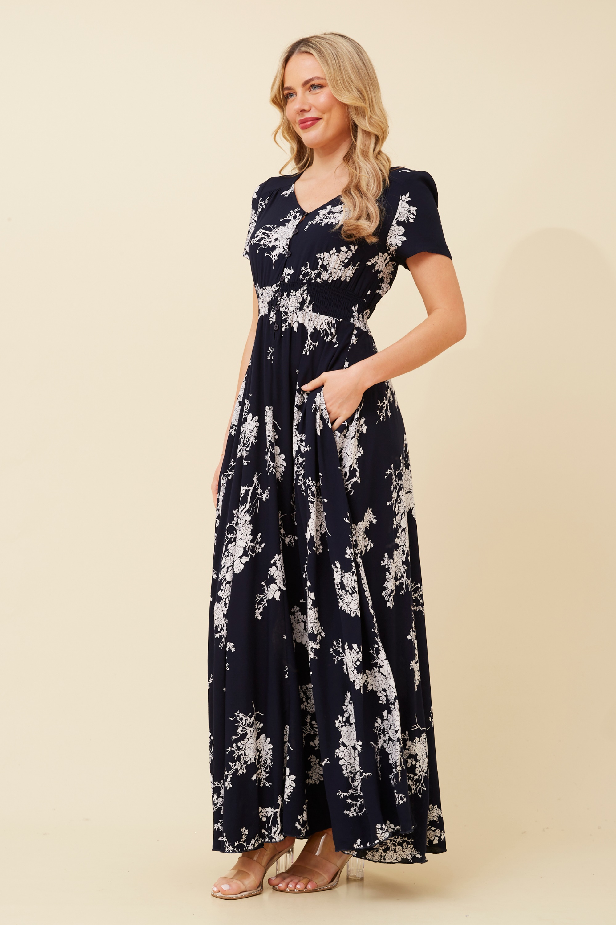 MEGAN FLORAL MAXI DRESS