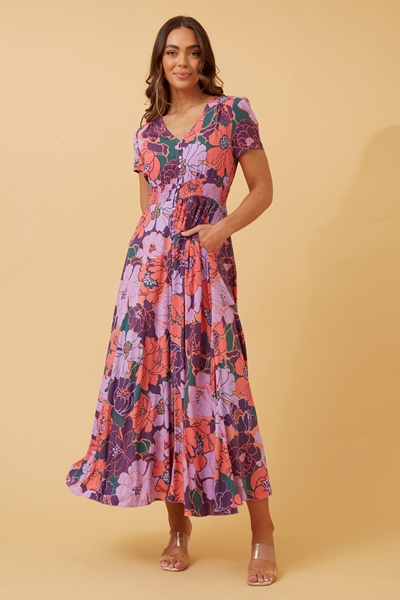 MEGAN FLORAL MAXI DRESS