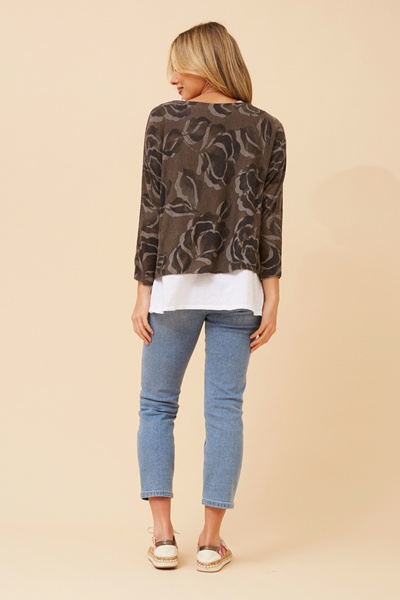 MELIKA FLORAL PRINT TOP