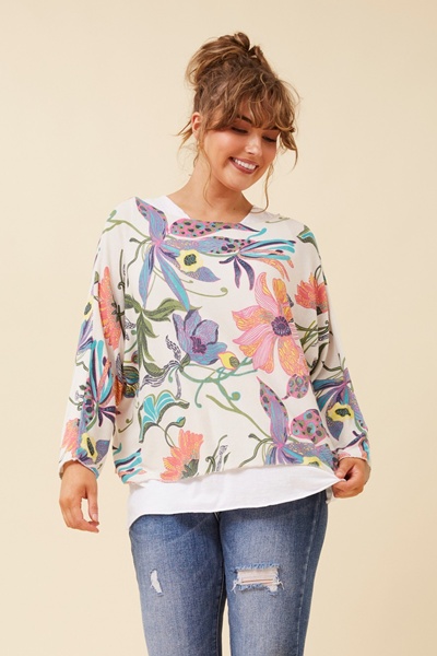 MELIKA FLORAL TOP