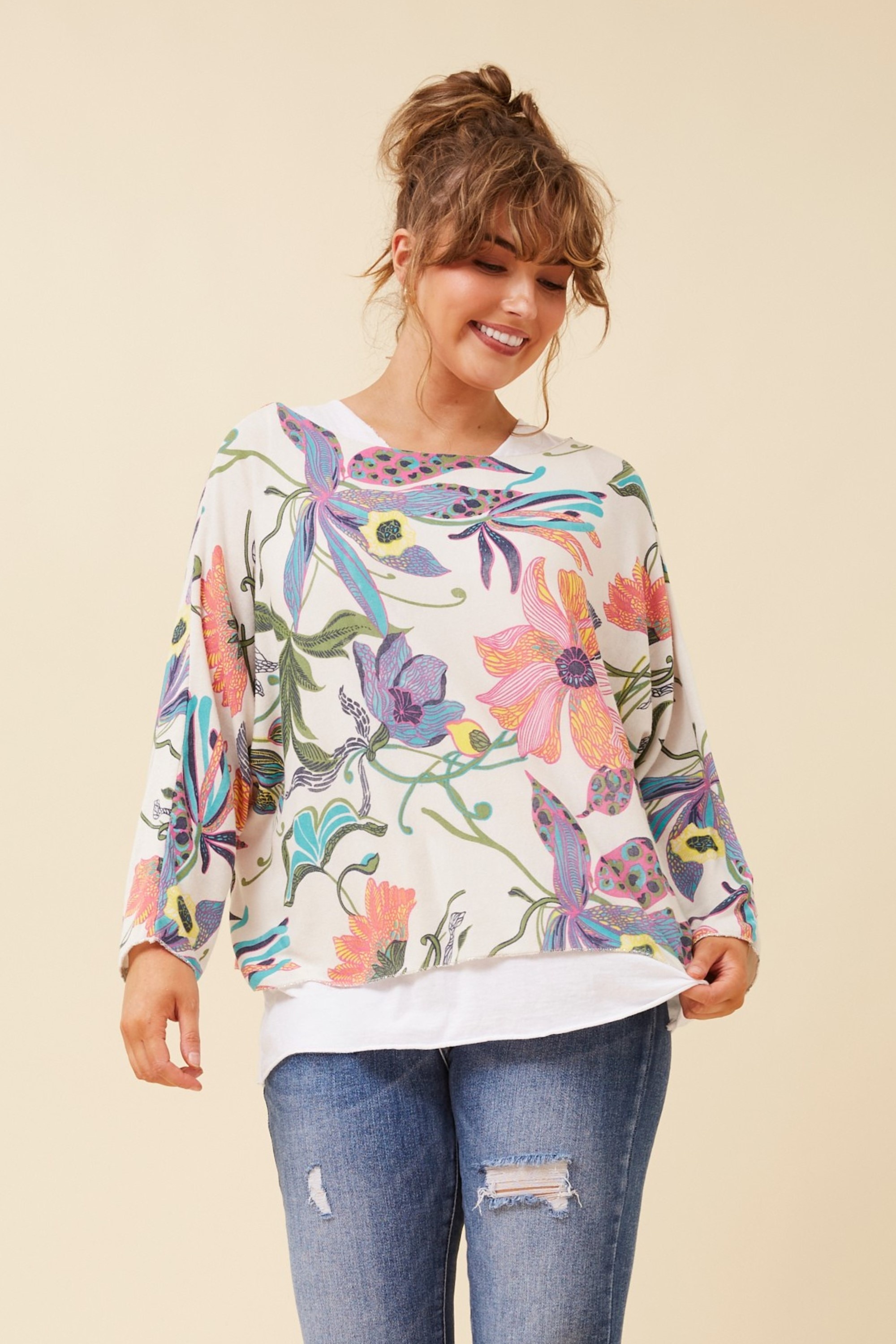 MELIKA FLORAL TOP