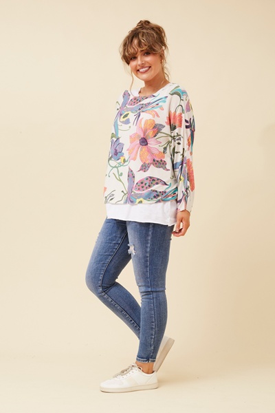 MELIKA FLORAL TOP