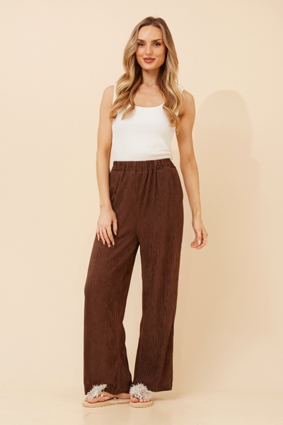 MERCER SOLID WIDE LEG PANTS