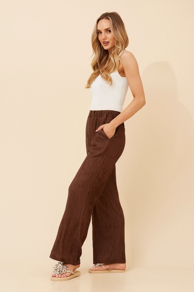 MERCER SOLID WIDE LEG PANTS