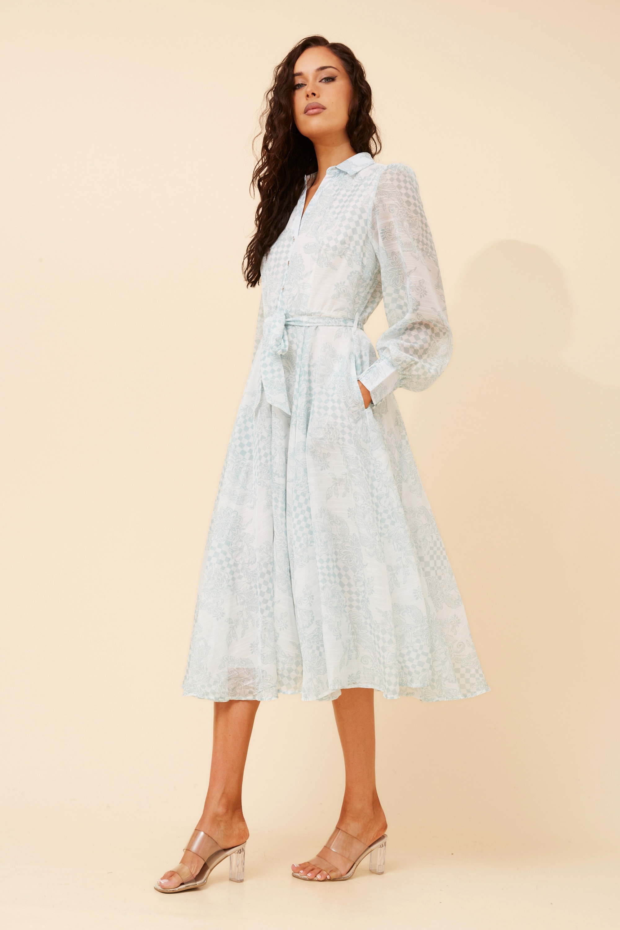 MERRITT FLORAL MIDI DRESS