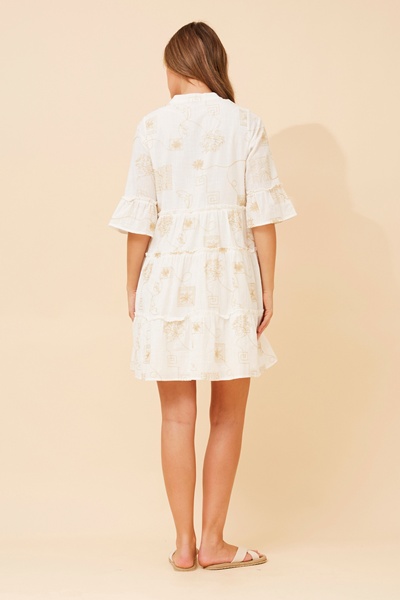MIRELLE EMBROIDERED DRESS