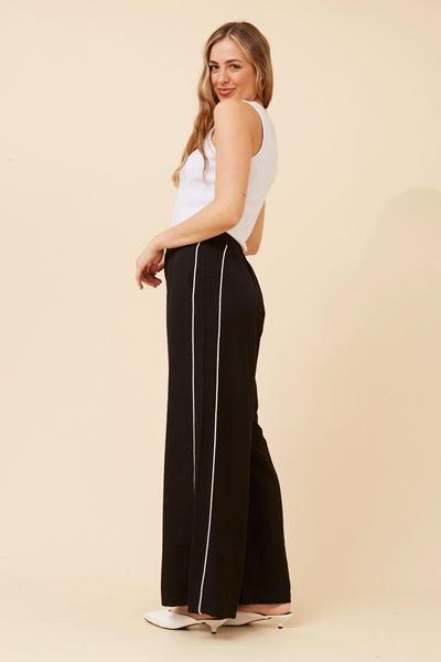 MIRIELLE SOLID WIDE LEG PANTS